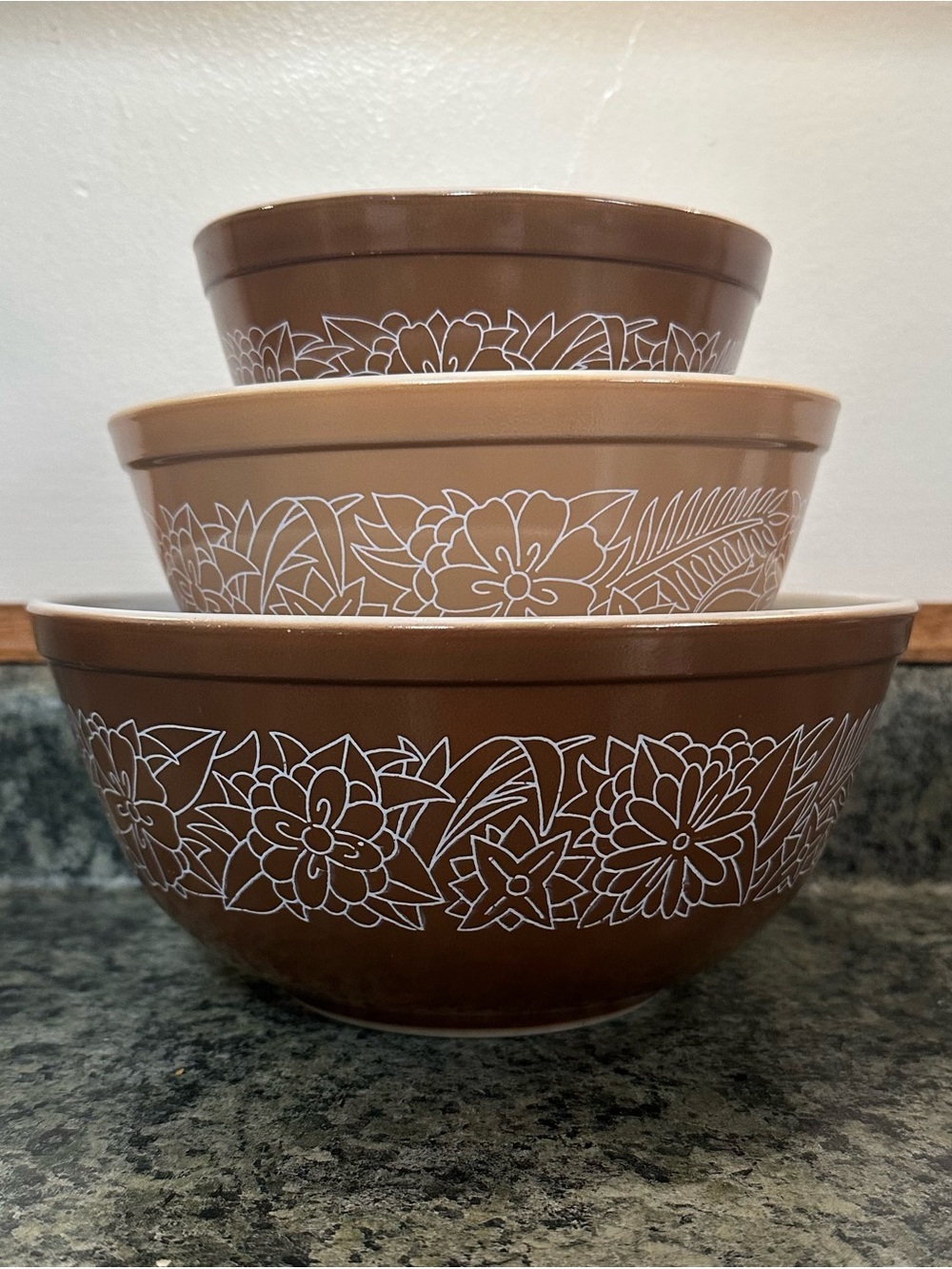 Pyrex Woodland Mixing Bowl Set